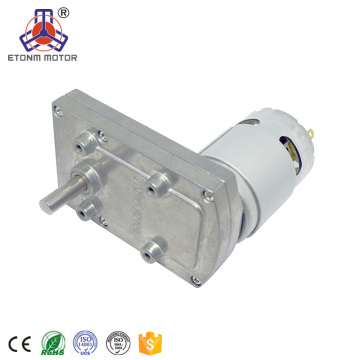 24V High Torque Low rpm low Noise square Gear Motor dc motor for banking